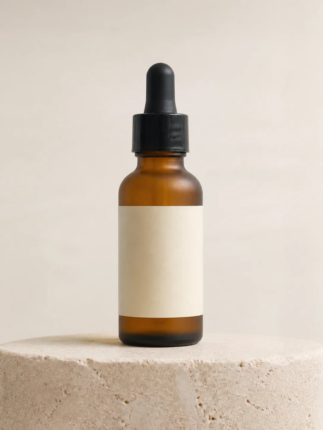 Amber serum product image before retouch